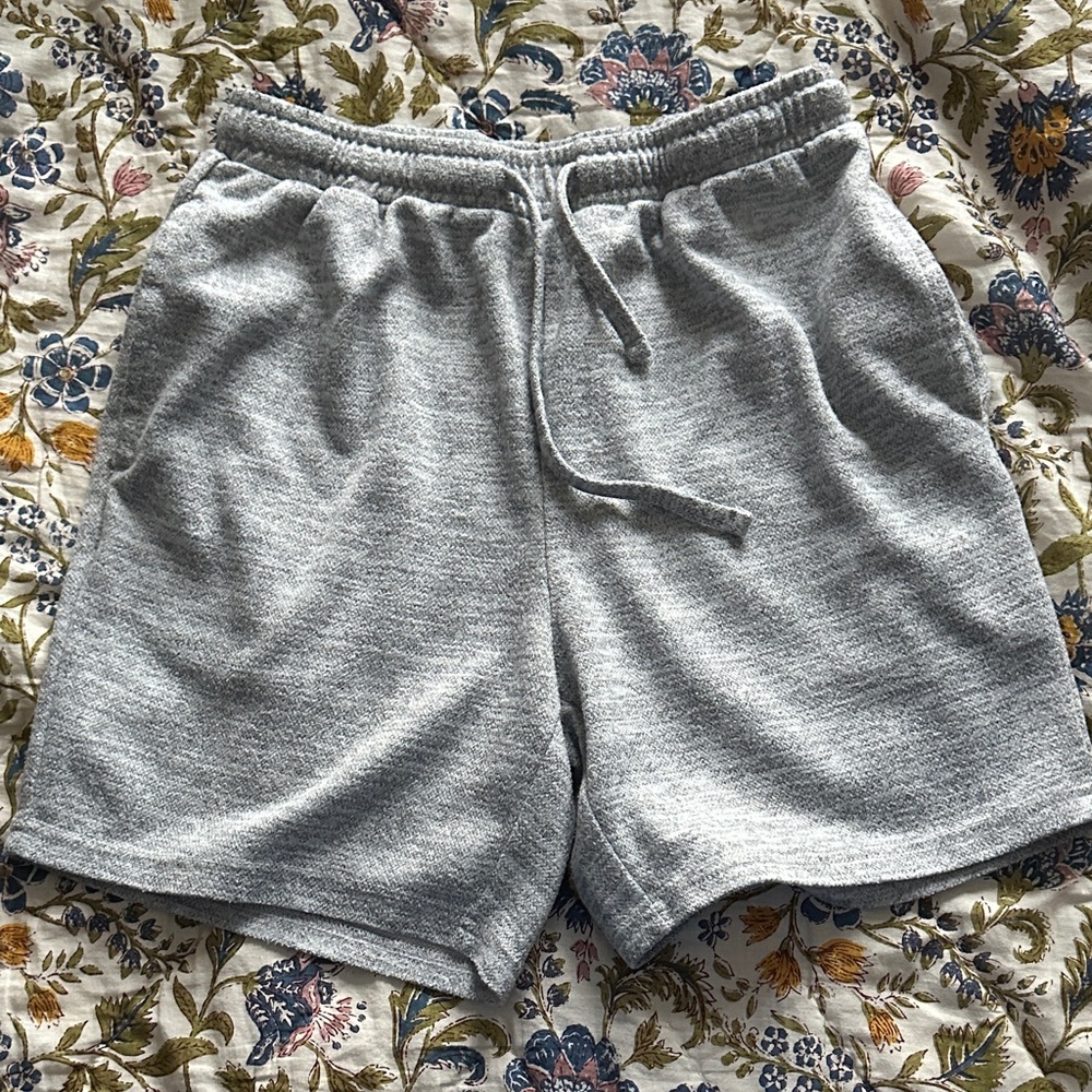 Men's Sweat Shorts Set - Dark Gray and Light Gray - Picture 2 of 9